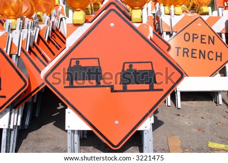 "traffic sign" series "uneven roadway"