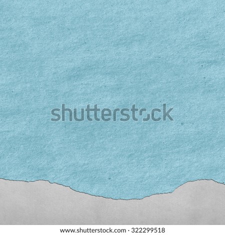 Blue torn paper. Abstract background
