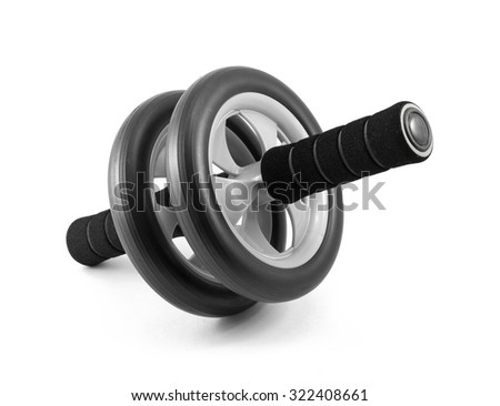 Ab Roller isolated on white background Royalty-Free Stock Photo #322408661