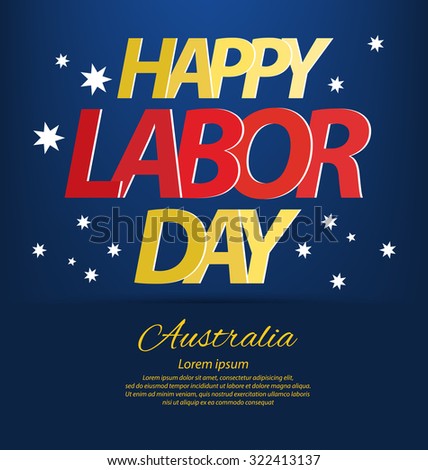 Labor day Australia