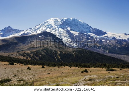 Mount Rainier Wonderland Trail Royalty-Free Stock Photo #322516841
