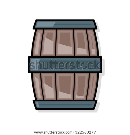 wine barrel doodle