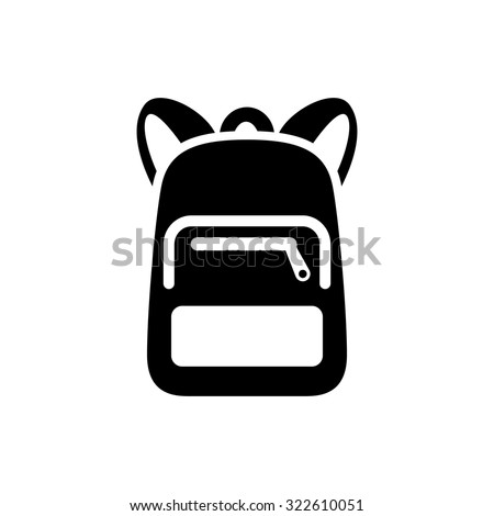 Backpack icon Royalty-Free Stock Photo #322610051