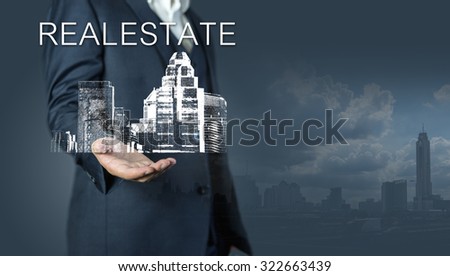 double exposure investment ,real estate ,business background