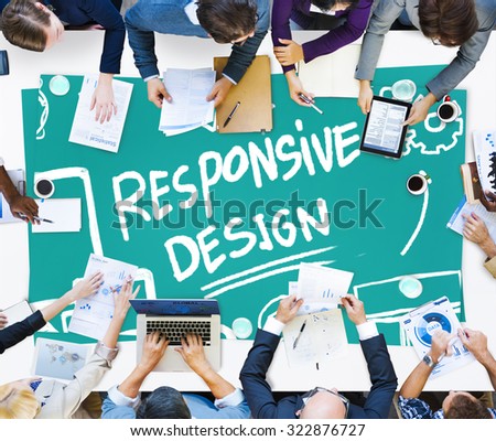 Responsive Design Responsive Quality Analytics Imagination Concept