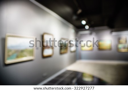 Art gallery generic background