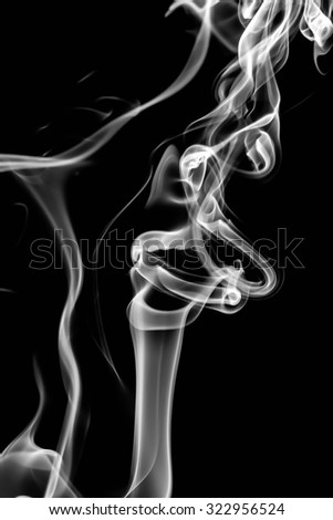 White smoke abstract dark background