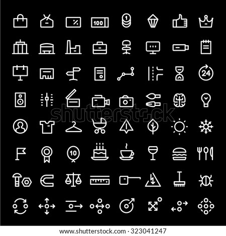 64 mini icons for web services and online shops vol.2