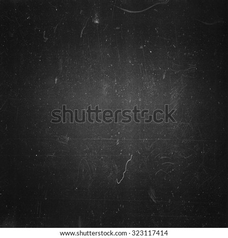 Grunge film negative background, square format and vignetted