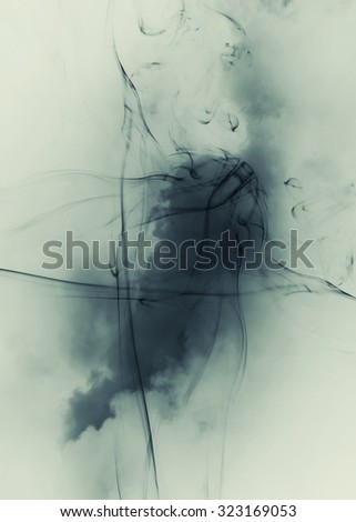 smoke and cloud.Artistic abstraction composed of nebulous,abstract background.
