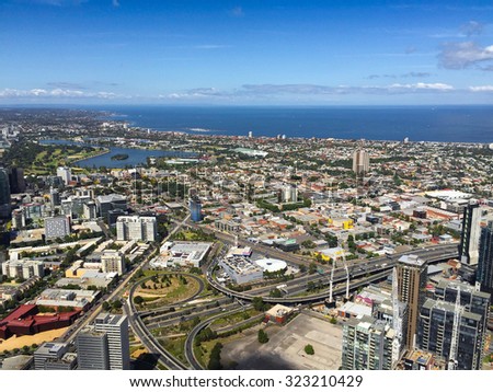 Melbourne cityscape, Australia