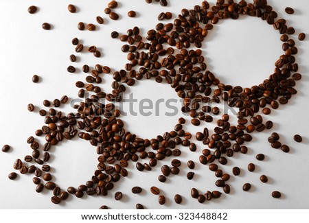 Organic frame background. Food texture