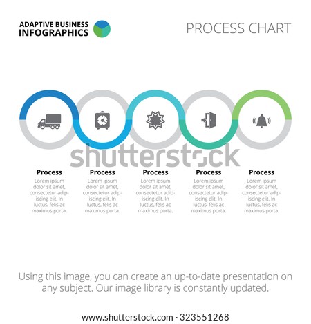 Process chart. Business data.Abstract element of chart, graph, diagram with 5 steps, options, parts, processes. Vector business template for presentation and training. Creative concept for infographic Royalty-Free Stock Photo #323551268