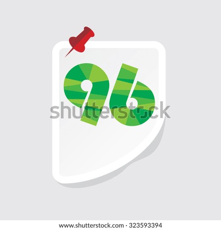 creative abstract numeric number vector illustration 