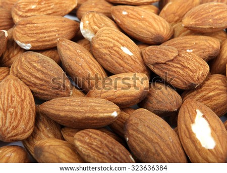 Almond background.