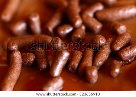 Chocolate granules