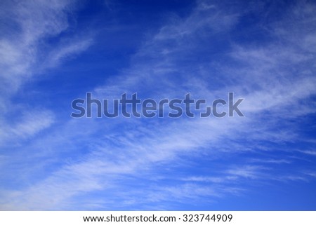 blue sky and white clouds sunny, clouds in the clear blue sky