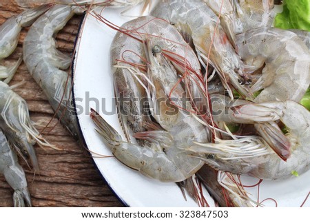 Fresh shrimp 