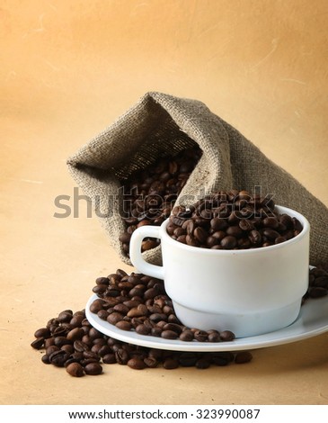 A sack of coffee