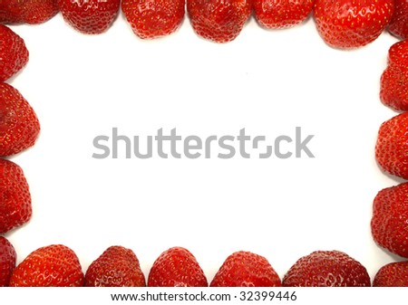 strawberries border