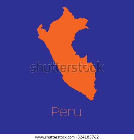 A Map of the country of Peru