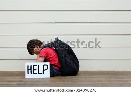 Unhappy child needing help with homeschooling.