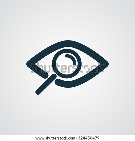 Flat Observation icon Royalty-Free Stock Photo #324450479