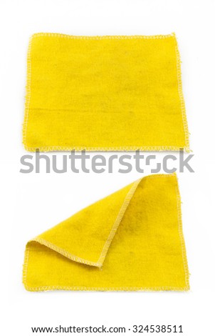 Lens Cleaning Cloth isolated on white background Royalty-Free Stock Photo #324538511
