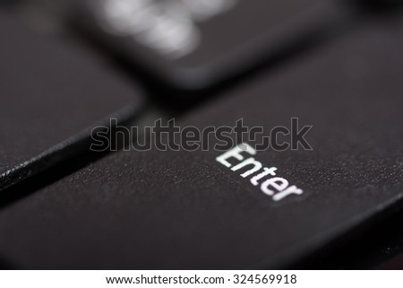 Enter button on the lap top keyboard.