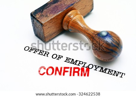 Offer of employment