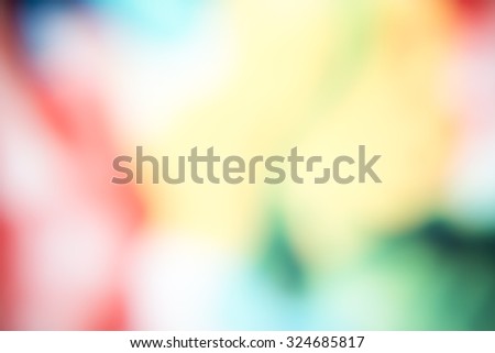 Abstract blurred soft colorful effect background for wallpaper or backdrop or webdesign