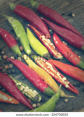 fresh chili peppers