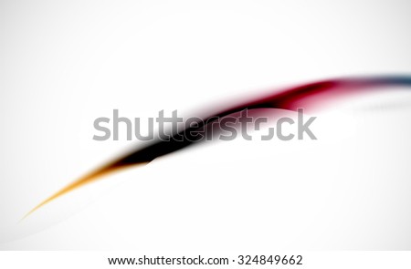 Wave abstract background. Business or hi-tech presentation template or advertising layout