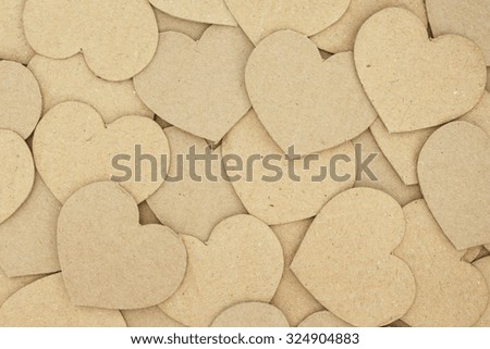 crate paper heart pattern background