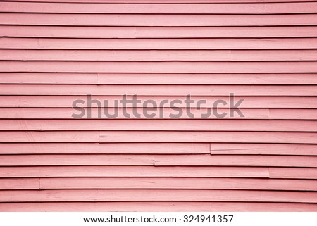 Wood background of red wall with shadow
