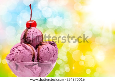 Close up of ice cream