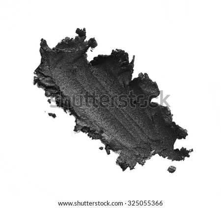 Eye liner make up in abstract shape on background Royalty-Free Stock Photo #325055366