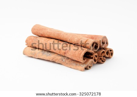 Cinnamomun (cinnamon) cassia is a one of species cinnamomun are widely cultivated in China and elsewhere in southern and eastern Asia. -stock photo