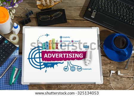 Advertising concepts for business, consulting, finance, management, career.