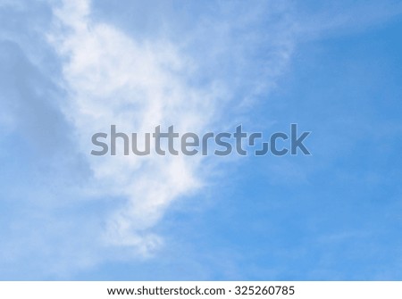 Image of Sky Blur With Cloud for You