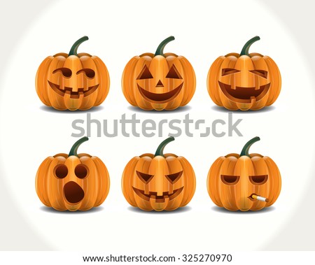 Cartoon Pumpkins Characters