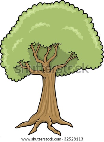 Big Tree Vector Illustration