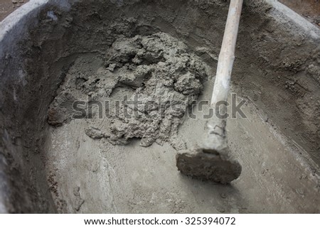 Aggregates Used to produce artifacts dwellings. Royalty-Free Stock Photo #325394072