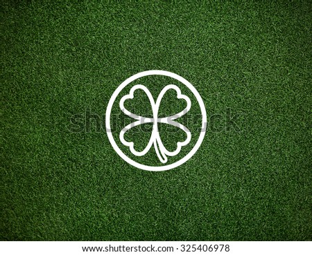 Green Clover Leaf Environmental Inspiration Concept