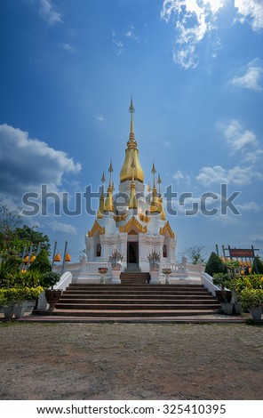Thai temple, Wat tham kuha sawan, Ubon ratchathani province,Thailand