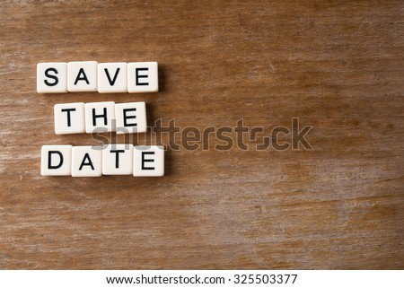 Save the Date Royalty-Free Stock Photo #325503377