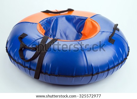 inflatable sled, "cheesecake"