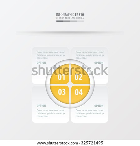Rectangle presentation design   yellow color
