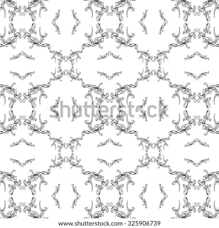 decorative elements in vintage style for decoration layout, framing, for text for advertising, vector illustration, seamless texture