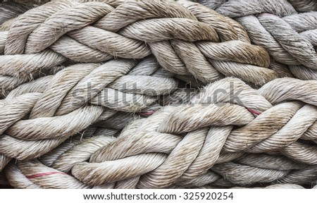 heavy duty rope Royalty-Free Stock Photo #325920254